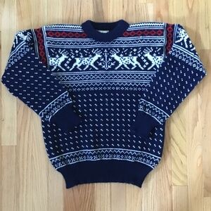 🚀SOLD ON INSTA🚀 Vintage 70s 80s LL Bean Nordic Pure New Wool Sweater Norway
